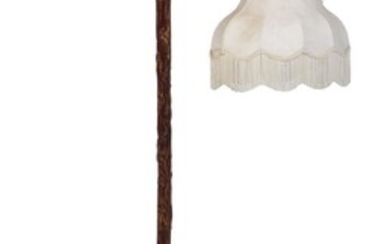 Carved and Gilt Wood Floor Lamp