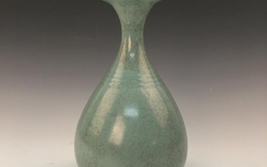 Chinese Green Glazed Bottle Vase