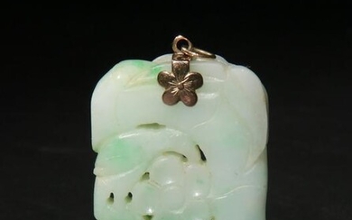 Chinese Jadeite Pendant, 19th Century