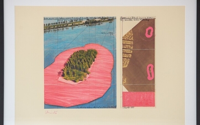 Christo, "Surrounded Islands, Project for Biscayne Bay, Greater Miami, Florida - 1983"
