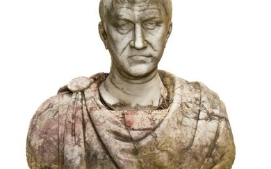 Classical Style Marble Bust of Caesar