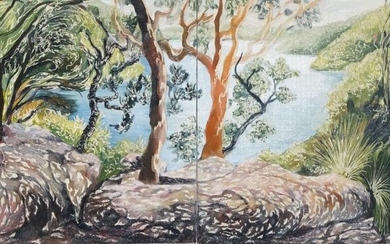 Coco Elder - America Bay (diptych) 20 x 51 cm