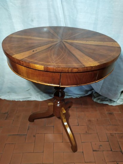 Coffee table (1) - Louis Philippe - Wood, wot - First half 19th century