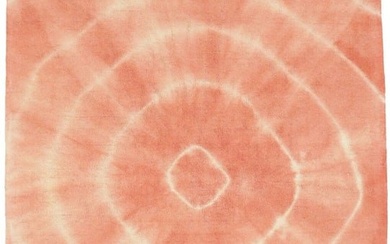 Coral Tie-Dye Abstract Design 5X8 Hand-Tufted Modern Rug Foyer Decor Carpet