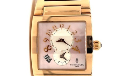 DE GRISOGONO 18K Rose Gold Instrumento Uno Limited Edition Watch