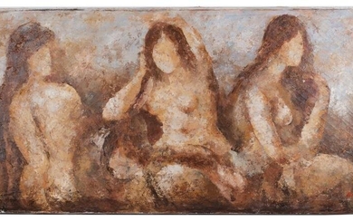 Female Nude Impressionist Painting - Barton