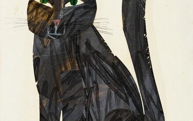 ERIC CARLE (1929- ) Black Cat. [CHILDRENS]