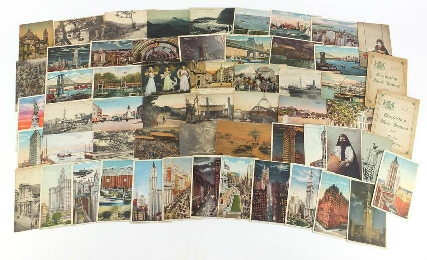 Early 20th century and later continental postcards