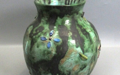 Early Ceramic Vase from the Mandate Period, Apparently Designed by Miki Chryselr