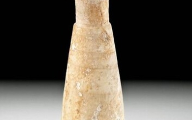 Egyptian Late Dynastic Banded Alabaster Cosmetic Jar