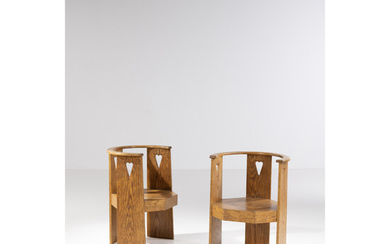 Eliel Saarinen (1873-1950) Pair of armchairs