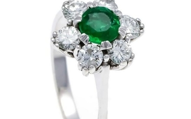 Emerald-Brilliant-Ring WG