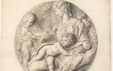 FILIPPO AGRICOLA (Rome, 1795 - 1857), ATTRIBUTED TO Seated female...