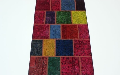 Feiner Patchwork Perser Jean Wash Unikat - Carpet - 1.52 cm - 0.98 cm