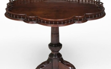 Fine George III Mahogany Tilt-Top Table