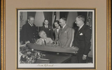 Franklin D. Roosevelt Signed Photograph