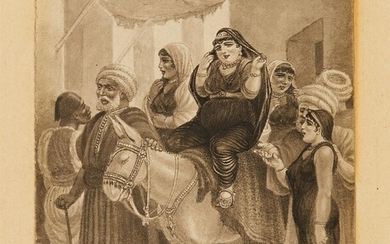 Frederick George, three illustrations for the Illustrated London News [Egypt, c. 1870]