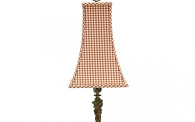 French Rococo Style Candlestick Table Lamp