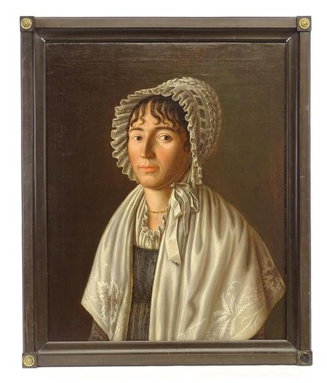 French School, Empire Portrait Of A Woman