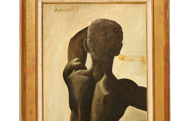 French School Mid-20th Century Figural study of a black man ...