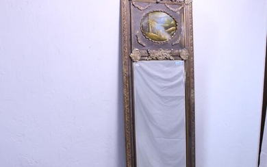 French Style Beveled Trumeau Mirror #2