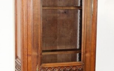French neo-classical bookcase in walnut