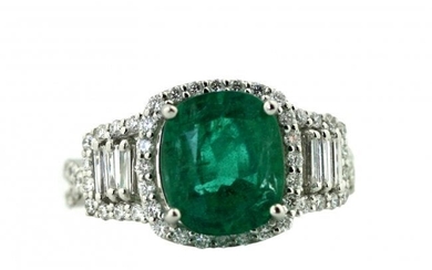 GIA Certified Emerald Ring