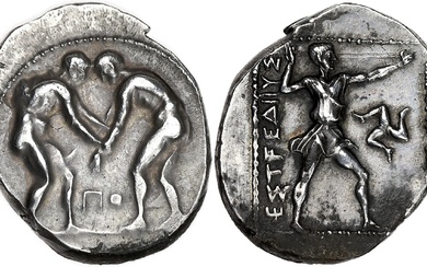 GRÈCE ANTIQUE Pamphylie, Aspendos. Statère ND (380-325 av. J.-C.), Aspendos. SNG von Aulock 4570 ;...