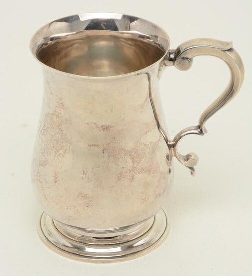 Gebelein silver cann. Cann, marked GEBELEIN in a