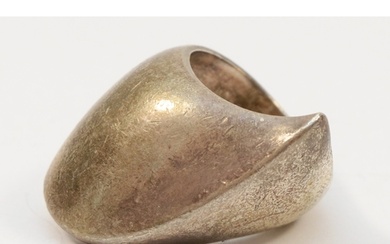 Georg Jensen, a Danish sterling silver Modernist ring, desig...
