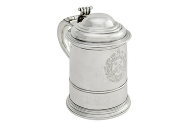 George I Britannia silver milk jug, Holaday