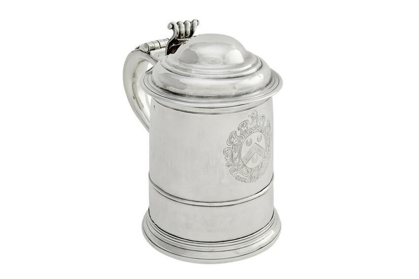 George I Britannia silver milk jug, Holaday