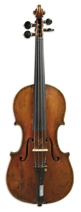 German Violin - C. 1880, labeled MATTHAEUS IGNATIUS BRANDSTAETTER/ FECIT VIENNAE ANNO 1824, length of two-piece back 355 mm.