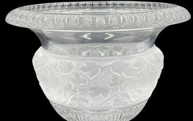 Glamorous French Art Deco Versailes Glass Vase
