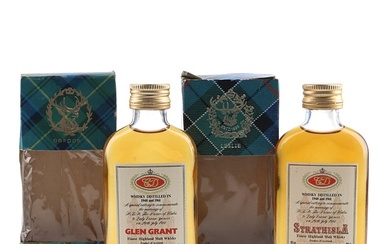 Glen Grant & Strathisla Royal Wedding 1948 & 1961 Bottled 1981 - Gordon & MacPhail 2 x 5cl / 40%