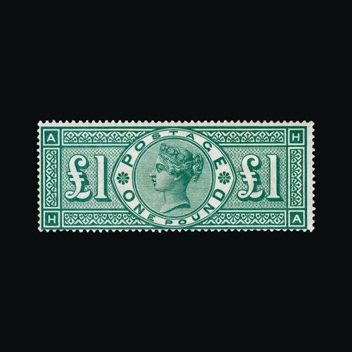 Great Britain - QV (surface printed) : (SG 212) 1891 £1 gree...
