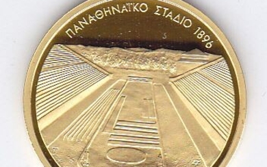 Greece - 100 euro 2004 Panathenaikan-Stadion Olympische Spelen met certificaat van echtheid - Gold