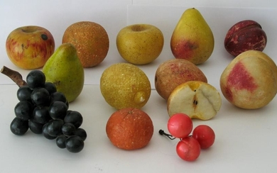 Group Of Vintage Stone Fruit.