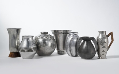 Group of Seven Vases, René Delavan