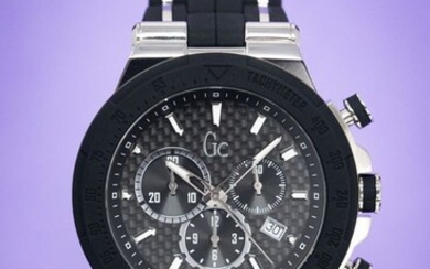 Guess Collection - Structura Chronograph Black Silicone Strap - Y35003G2 "NO RESERVE PRICE" - Men - 2011-present