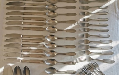 Gundorph Albertus: “Mitra” stainless steel cutlery. Georg Jensen. (59)