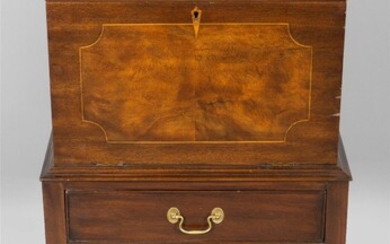HENKEL HARRIS MAHOGANY SILVER CHEST ON STAND