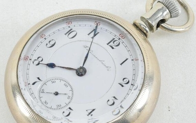 Hamilton pocket watch, dial marked J. Linnenbrink and