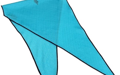 Hermes Losange Uni New Scarf Cashmere/Silk HERMES Unisex Blue