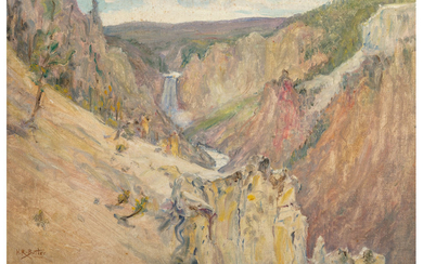 Howard Russell Butler (1856-1934), Yellowstone Canyon, Wyoming