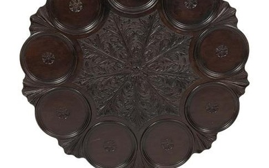 IRISH TILT-TOP TEA TABLE Late 18th Century Height 28”. Diameter 33”.