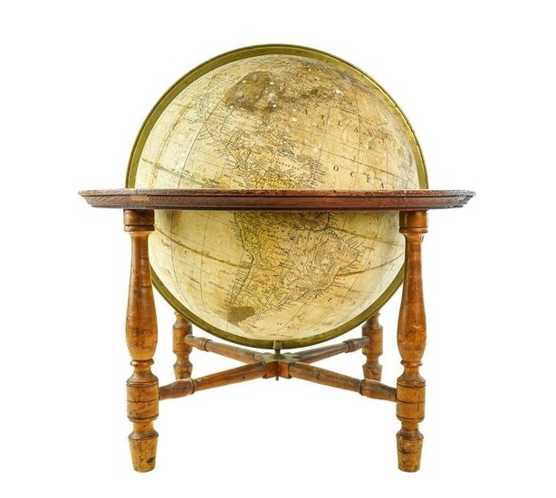 Important 1811 James Wilson Vermont Globe