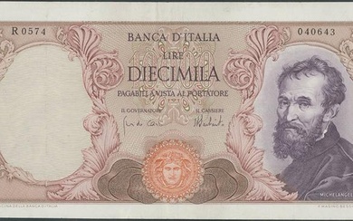 Italien, Banca D´Italia, 4 Noten: 10000 Lire 27.11.1973 (II-III), 2000...