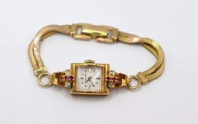 JEWELRY Vintage Lady's 14kt Gold, Diamond, and Gem