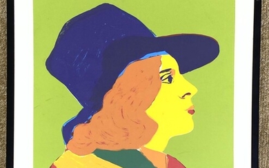JOHN GRILLO '79 Graphic Portrait Silkscreen Print. Fema